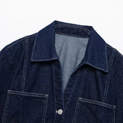 Emorelle™ Denim Jacket and Skort Matching Set