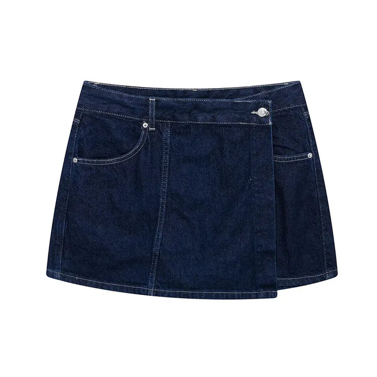 Emorelle™ Denim Jacket and Skort Matching Set