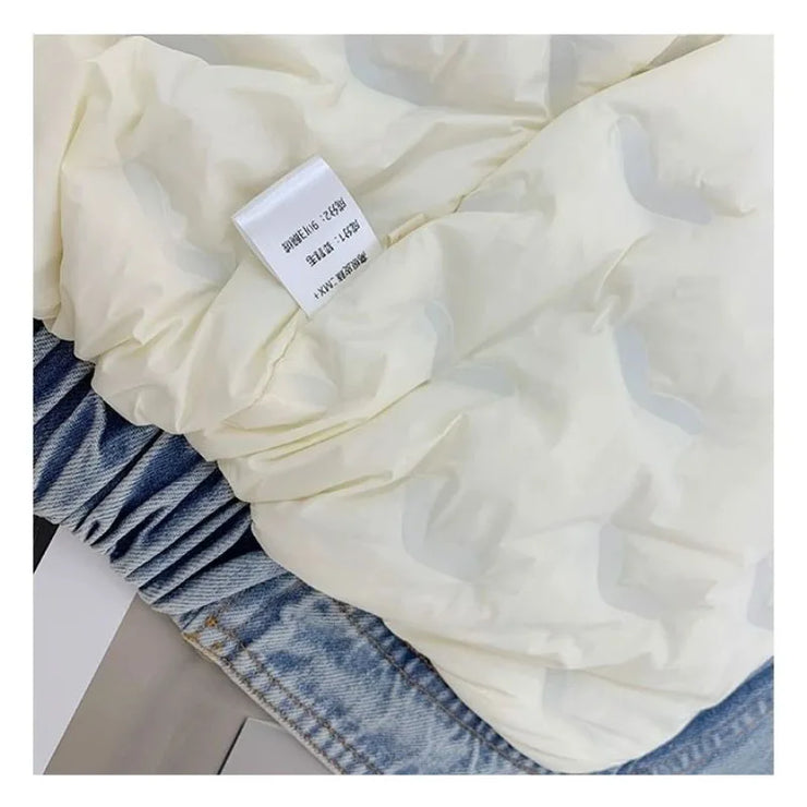 Emorelle™ Denim Fur Collar Cowboy Jacket