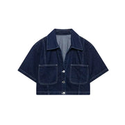 Emorelle™ Denim Jacket and Skort Matching Set