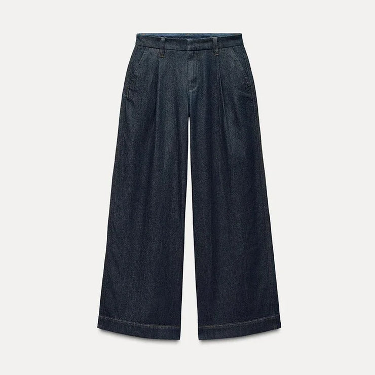 Emorelle™ Sleeveless Denim Matching set